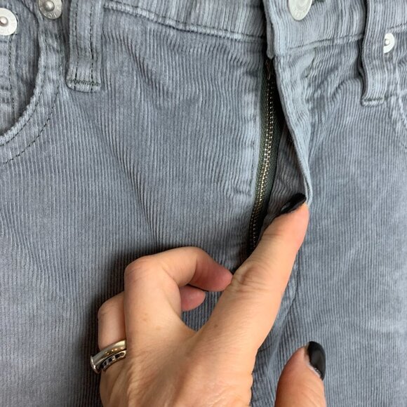 J. Crew Vintage Slim Straight Corduroy Pants Size 29 - Grey - Picture 4 of 11
